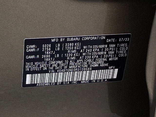 2024 Subaru Outback Limited XT