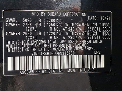 2022 Subaru Outback Wilderness