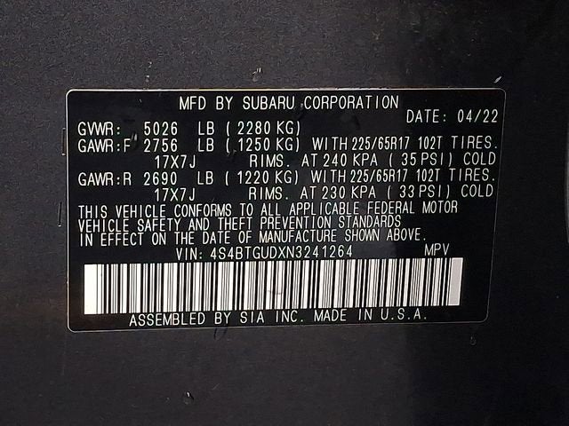 2022 Subaru Outback Wilderness