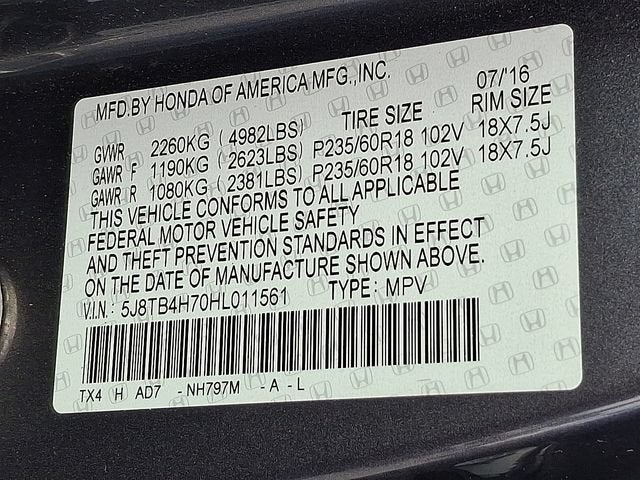 2017 Acura RDX w/Advance Pkg