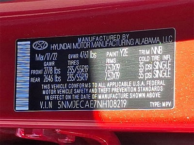 2022 Hyundai Tucson Limited