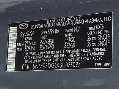 2025 Hyundai Santa Fe Hybrid Calligraphy
