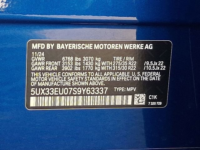 2025 BMW X5 M60i