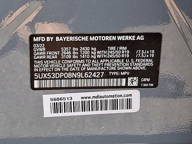 2022 BMW X3 xDrive30i