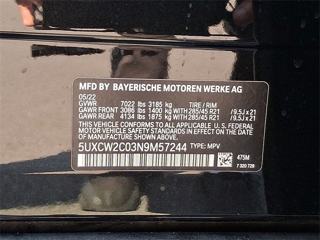 2022 BMW X7 xDrive40i