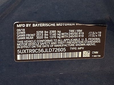 2018 BMW X3 xDrive30i