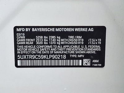 2019 BMW X3 xDrive30i