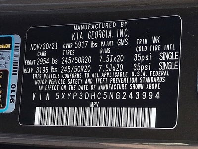 2022 Kia Telluride EX