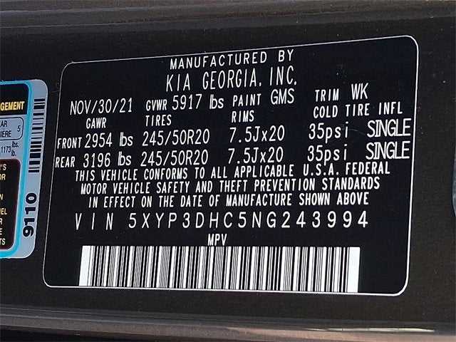 2022 Kia Telluride EX