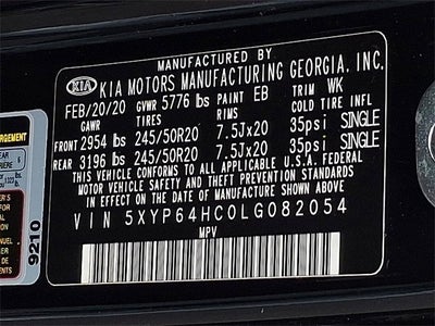 2020 Kia Telluride S