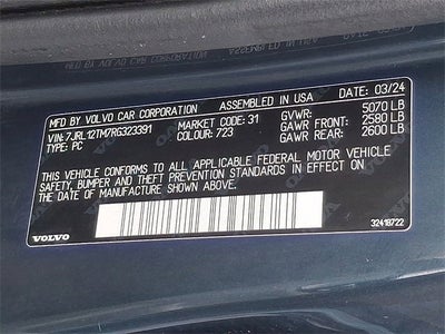 2024 Volvo S60 Ultimate Dark Theme