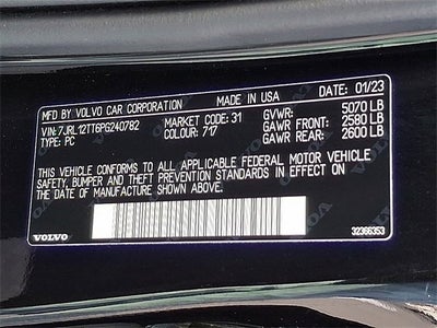 2023 Volvo S60 Plus Black Edition