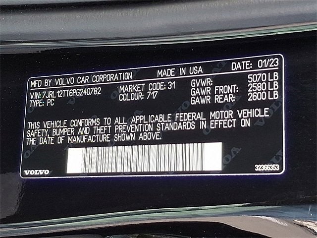 2023 Volvo S60 Plus Black Edition