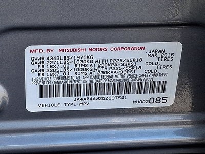 2016 Mitsubishi Outlander Sport 2.4 SEL