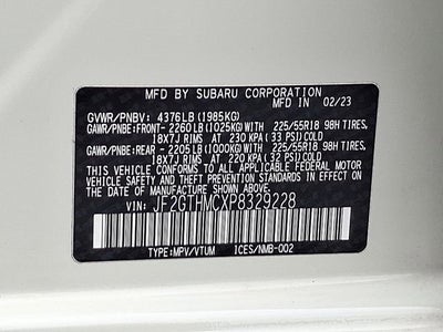 2023 Subaru Crosstrek Limited