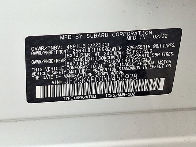 2022 Subaru Forester Limited