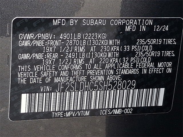 2025 Subaru Forester Sport