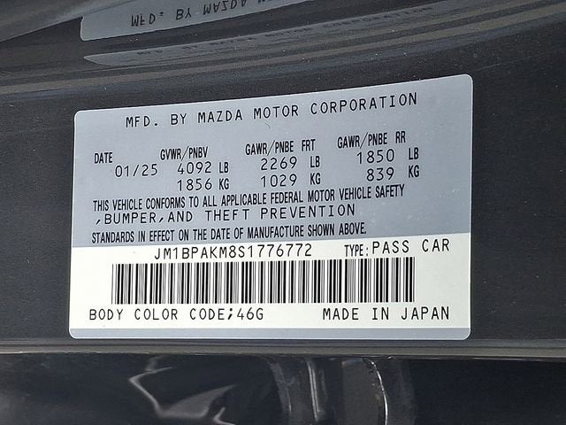 2025 Mazda Mazda3 Hatchback 2.5 S Select Sport