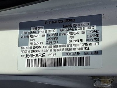 2023 Mazda Mazda CX-5 2.5 S Select Package