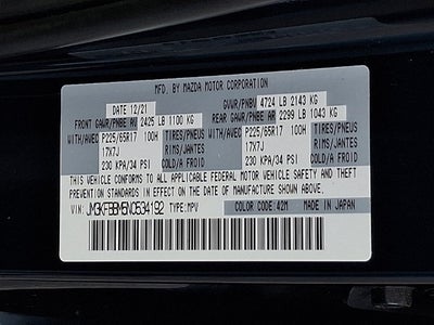 2022 Mazda Mazda CX-5 2.5 S Select Package