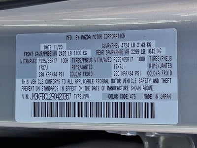 2024 Mazda Mazda CX-5 2.5 S Preferred Package