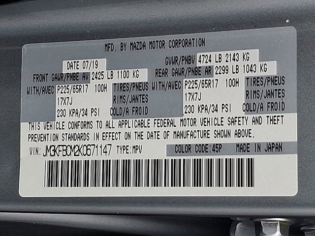 2019 Mazda Mazda CX-5 Touring