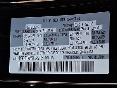 2025 Mazda Mazda CX-70 PHEV Premium Plus Package