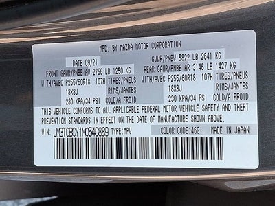 2021 Mazda Mazda CX-9 Touring