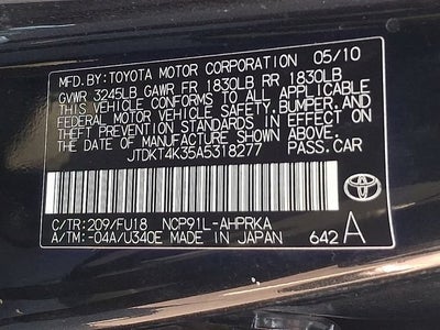 2010 Toyota Yaris Base