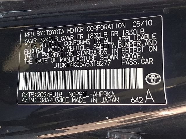 2010 Toyota Yaris Base