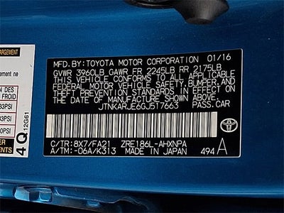 2016 Scion iM Base