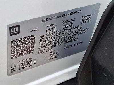 2026 Chevrolet Trax 1RS