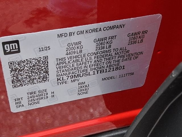 2026 Chevrolet Trailblazer RS