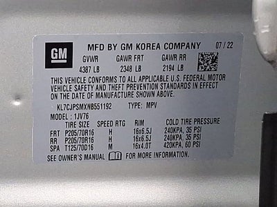 2022 Chevrolet Trax LT