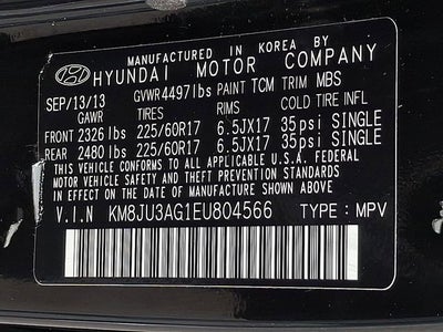 2014 Hyundai Tucson SE