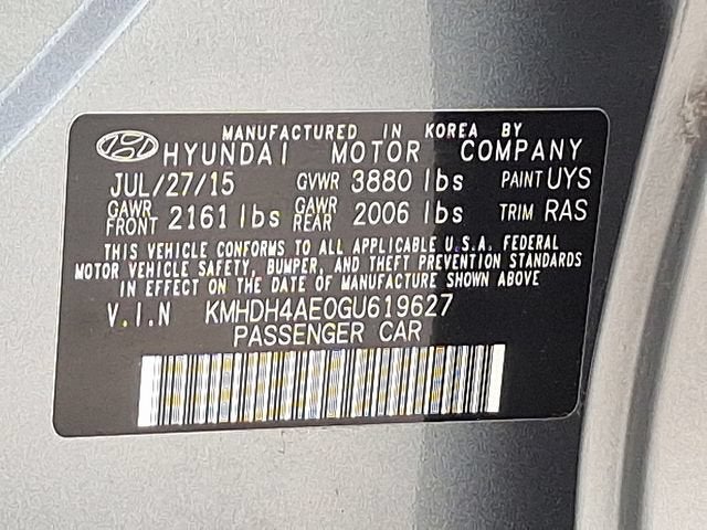 2016 Hyundai Elantra SE