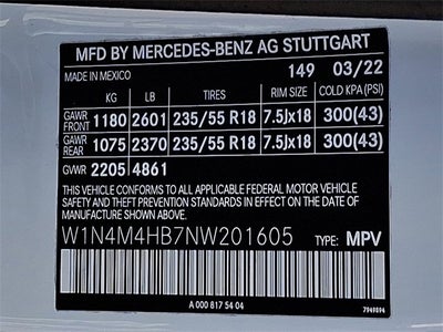 2022 Mercedes-Benz GLB GLB 250