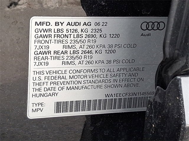 2022 Audi Q3 S line Premium Plus