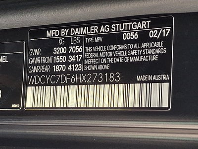 2017 Mercedes-Benz G-Class AMG® G 63