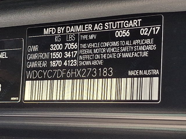 2017 Mercedes-Benz G-Class AMG® G 63