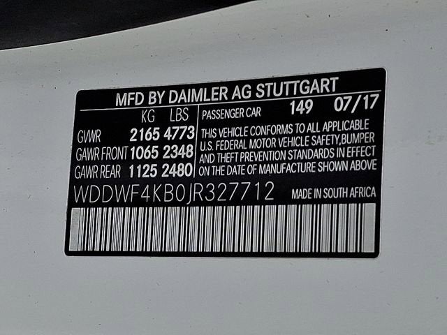 2018 Mercedes-Benz C-Class C 300