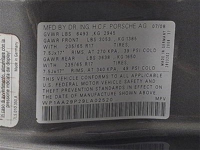 2009 Porsche Cayenne Base