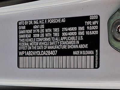 2020 Porsche Cayenne S