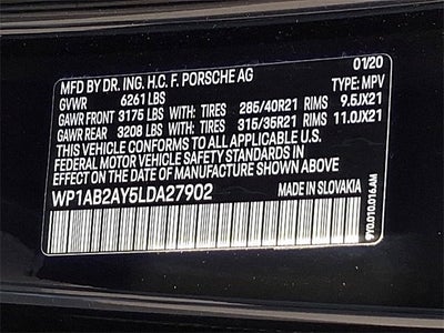 2020 Porsche Cayenne S