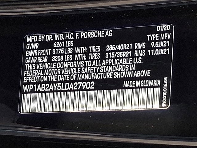 2020 Porsche Cayenne S