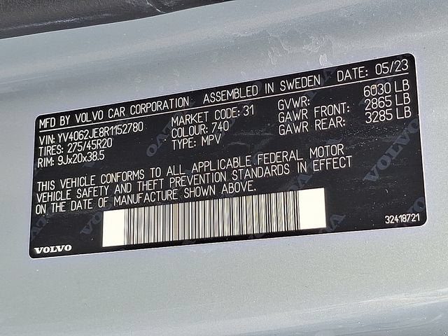 2024 Volvo XC90 Plus Bright Theme