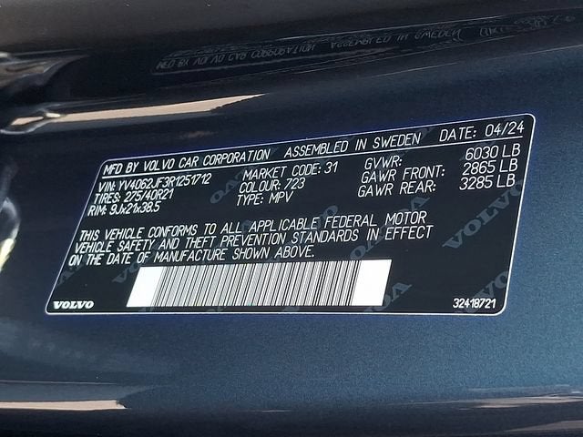 2024 Volvo XC90 Ultimate Bright Theme