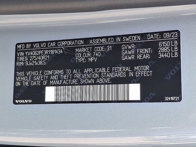2024 Volvo XC90 Plus Bright Theme