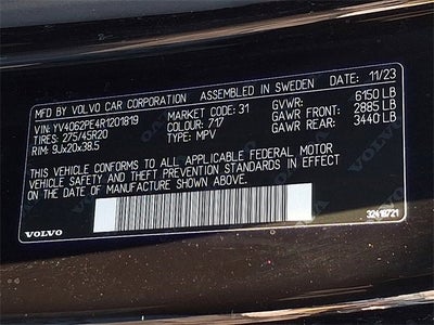 2024 Volvo XC90 Plus Bright Theme