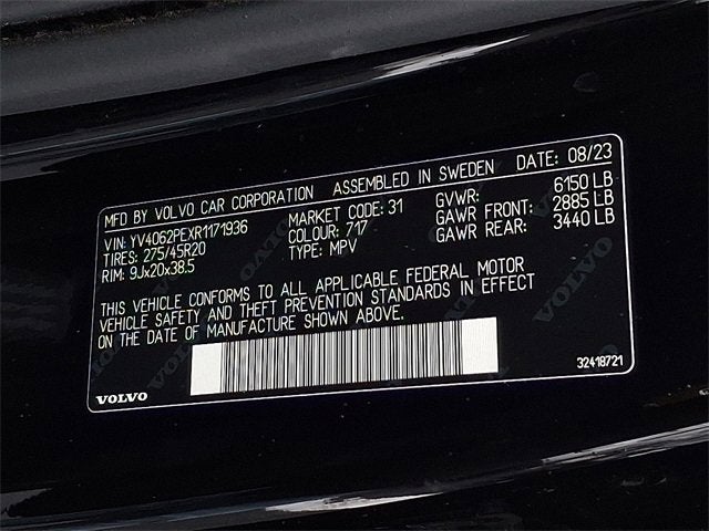 2024 Volvo XC90 Plus Bright Theme